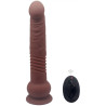 Generique Gode vibrant The Commander 19 x 3.7cm Marron